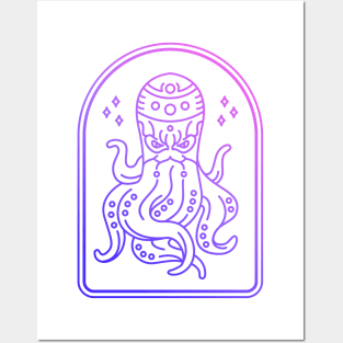 Ninja Octopus Posters and Art